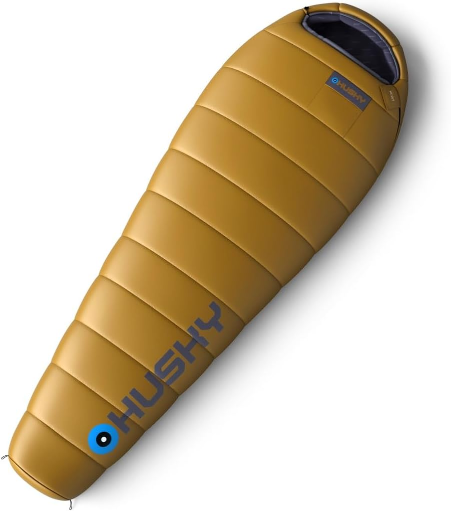 Husky Husky Sleeping Bag, 3 Seasons, Warm Mummy Sleeping Bag for Adults, Summer Sleeping Bag for Camping, Trekking and Outdoor Use image number 3