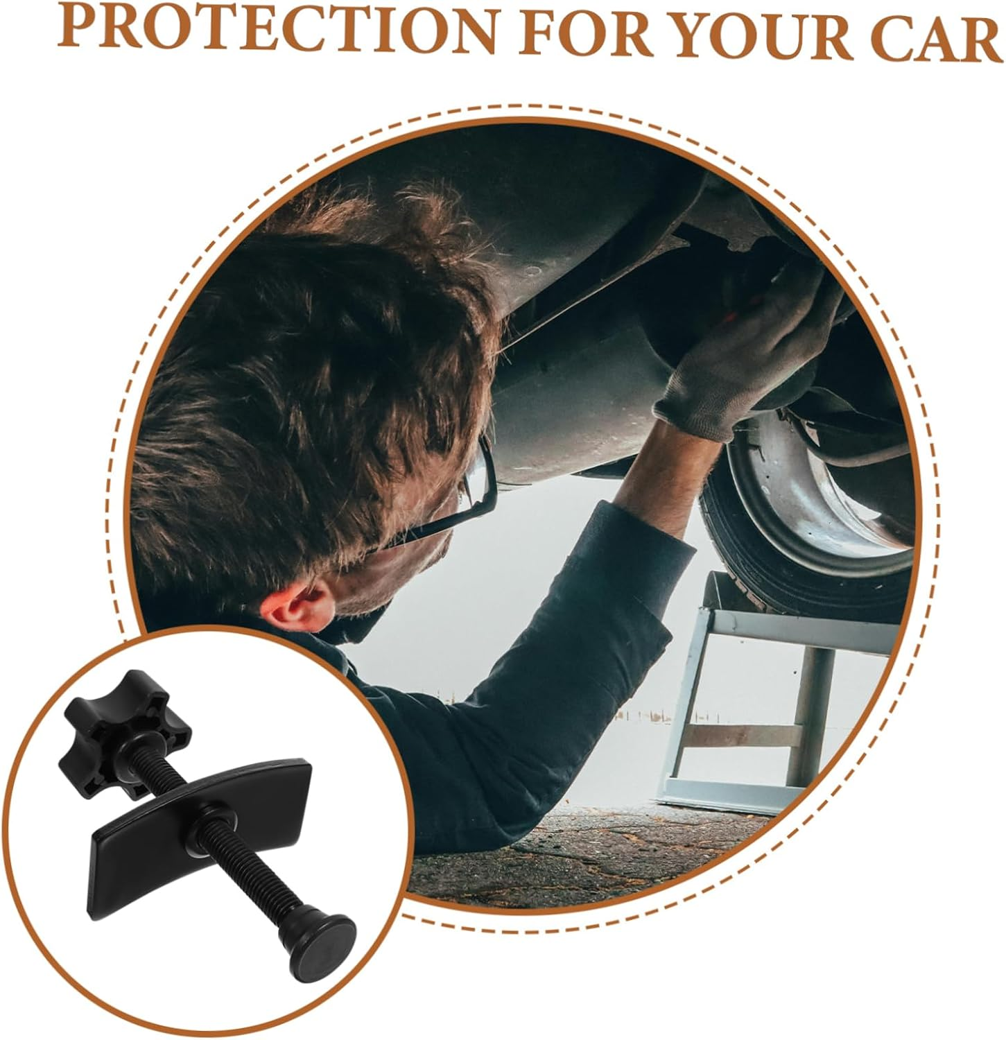 MOLUCKFU Brake Pad Piston Tool Durable Disc Brake Compression Tool for Easy Vehicle Maintenance image number 4