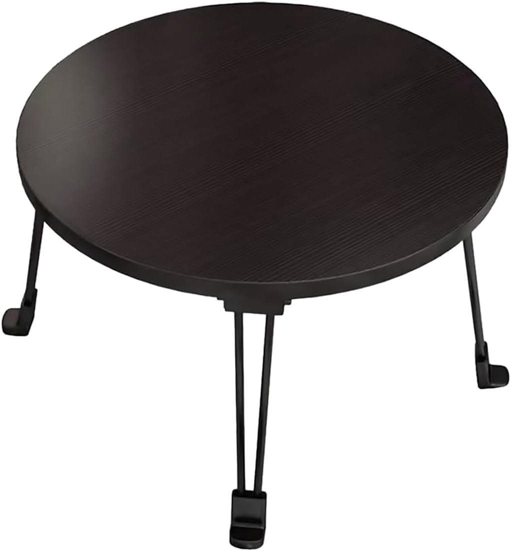 AIMALL Multipurpose Foldable round Table Portable Space-Saving Desk for Bedroom, Balcony and Home Use