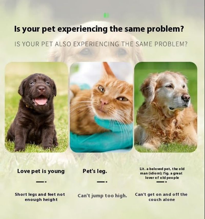 Dog Steps, for Bed and Couches, 3 Tier Dog Stairs for High Bed Couch Sofa, 35D Sponge Pet Steps for Small Dogs and Cats, Non-Slip Bottom Pet Stairs, Grey image number 1