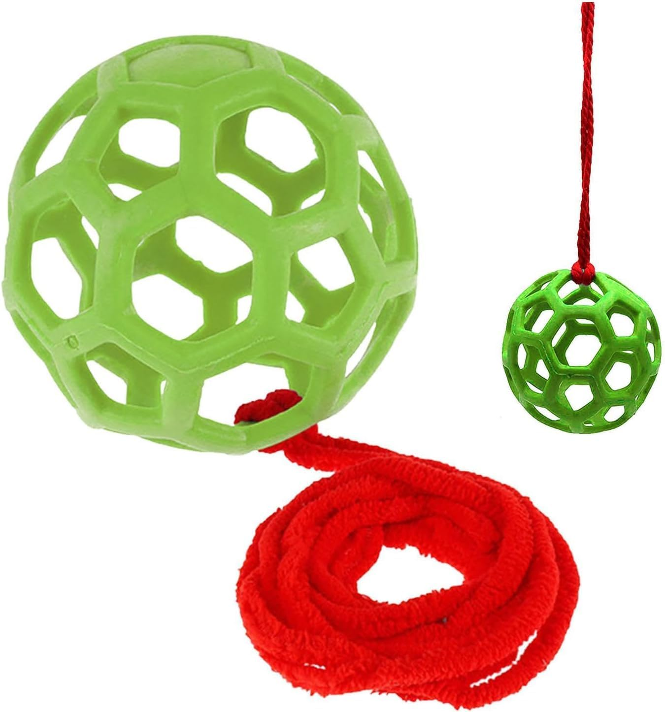 Horse Ball Treat Toy - Goat Feeder Toys, Boredom and Stall Toys for Horses and Sheep Feeding image number 1