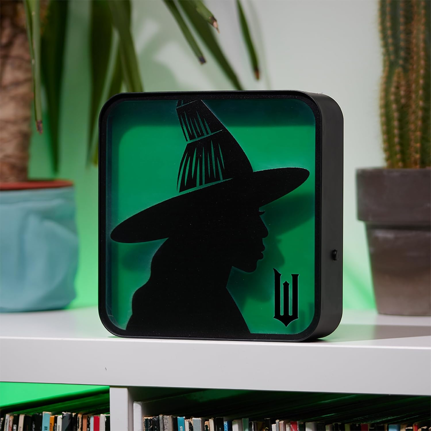 Numskull Official Wicked Acrylic Elphaba the Witch Desk Lamp Wall Light for Bedroom, Office, Home, Study, Work - Official Wicked Merchandise - Fnaf image number 2