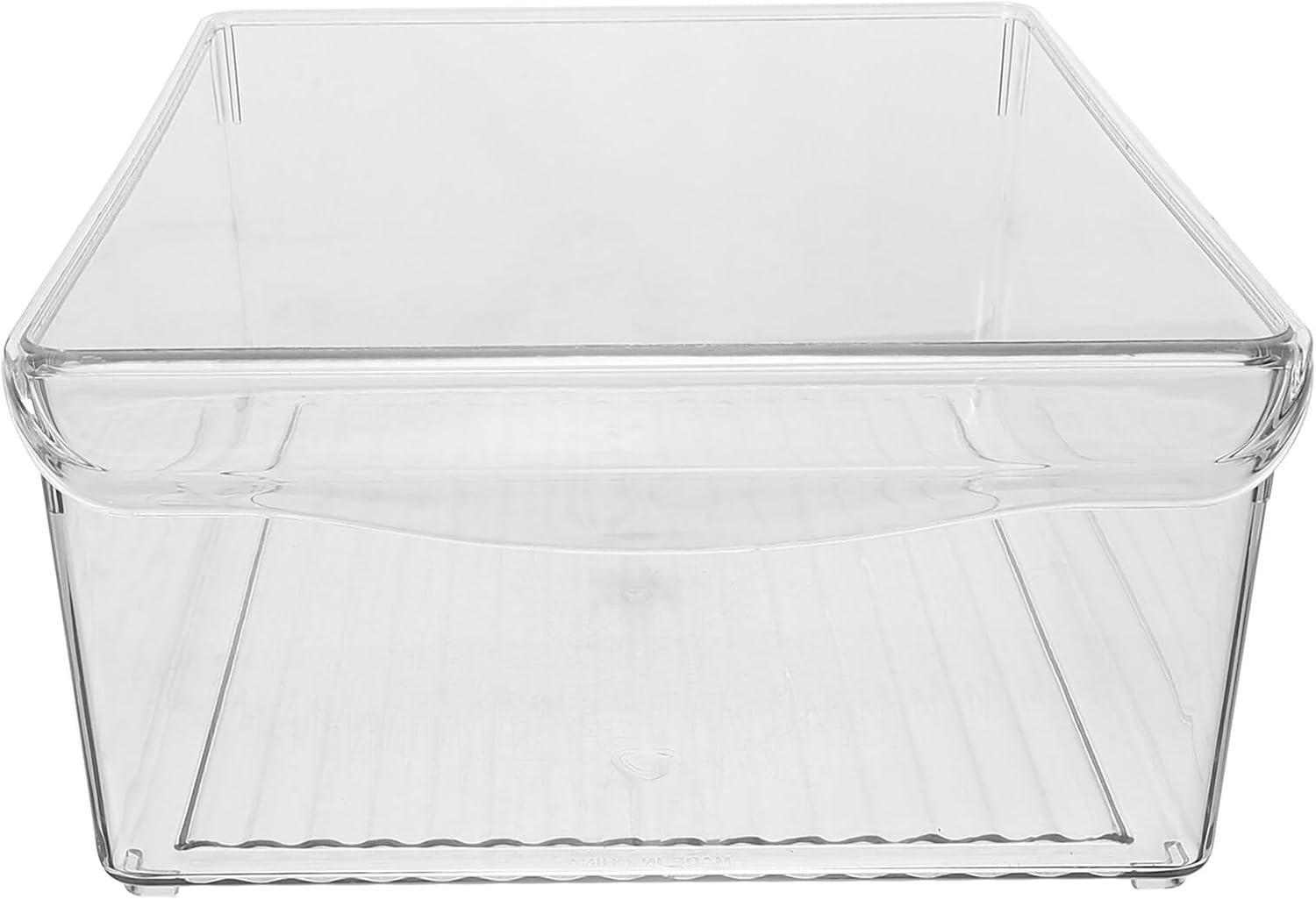 GARVALON Refrigerator Storage Box Food Grade Beverage Organizer for Fruits Vegetables Drinks Stackable Kitchen Pantry Container