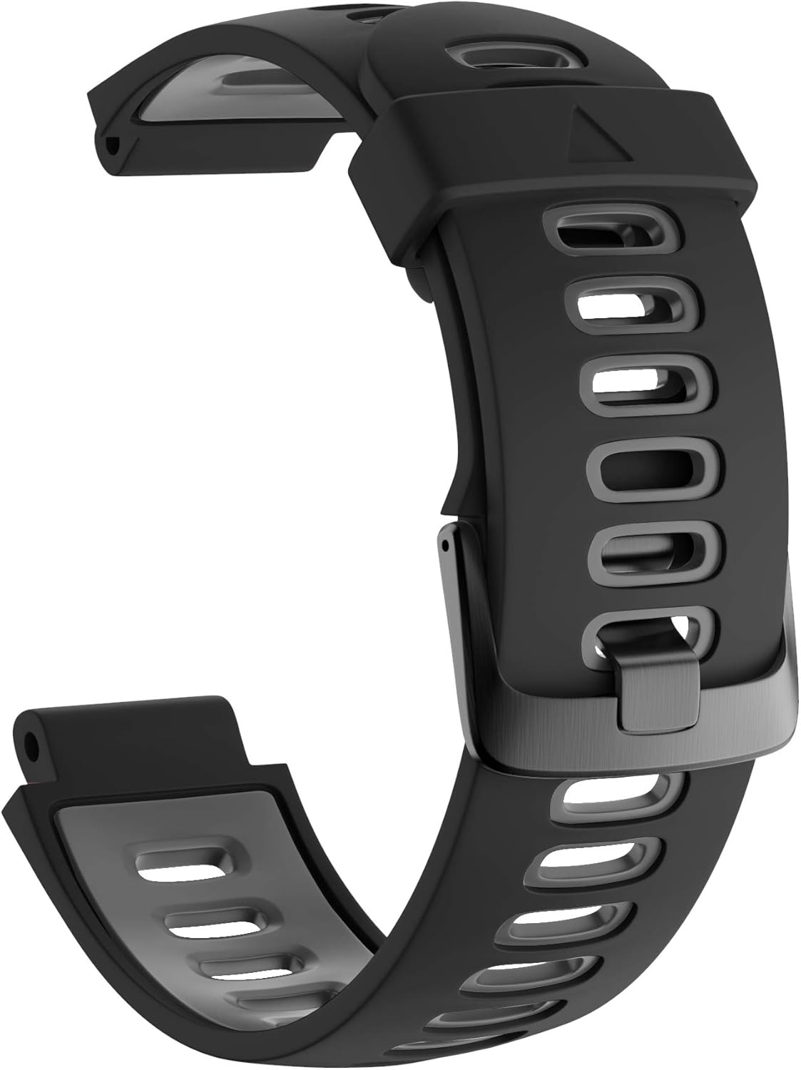ANCOOL Band Compatible with Garmin Forerunner 735XT/230/220/235/620/ 630,Soft Silicone Replacement Sport Strap Wristband for Garmin Smartwatch-Black