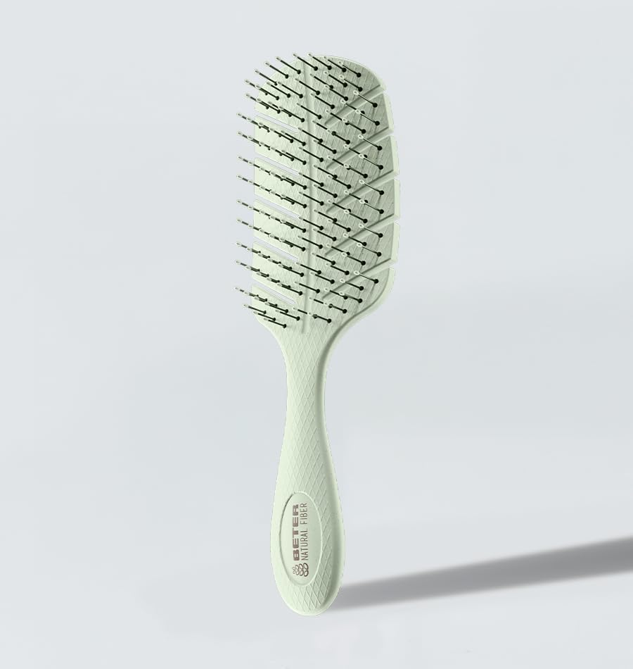Beter Detangling Eco Brush - Natural Fiber Brush, Green image number 1
