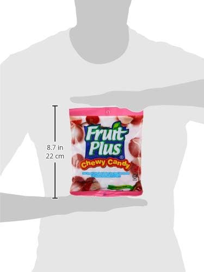 Fruit plus Chewy Candy Lychee Flavour Kids Candy Individually Wrapped Candy on the Go Snacking Malaysian Confectionery 120G image number 2