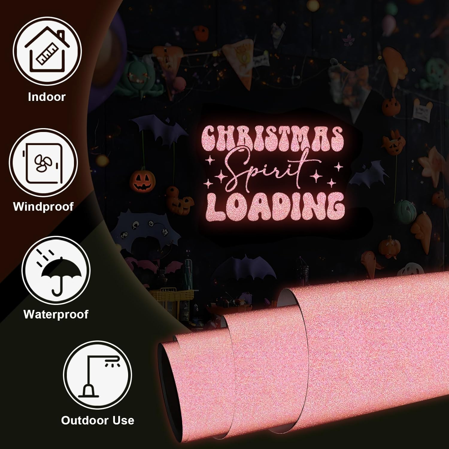 WRAPXPERT Red Reflective Vinyl, 12" X5Ft, Reflective Red, Vinyl, Roll, Perfect for Cars, Trucks, Motorcycles, Bikes, Helmets, Mailbox Numbers, Outdoor Signs image number 6