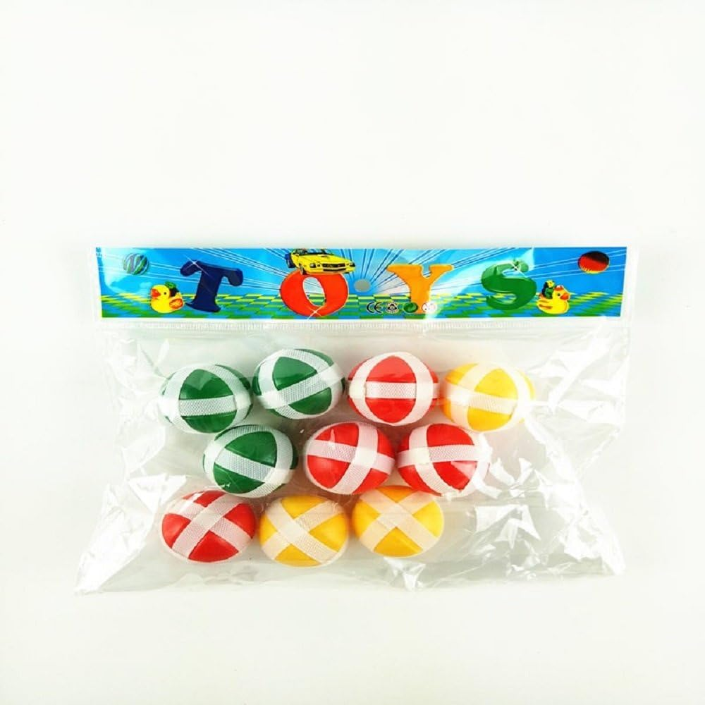 Suzakoo 10PCS Balls Dartboard Darts Balls One Set Sticky Balls Entertainment Game image number 1