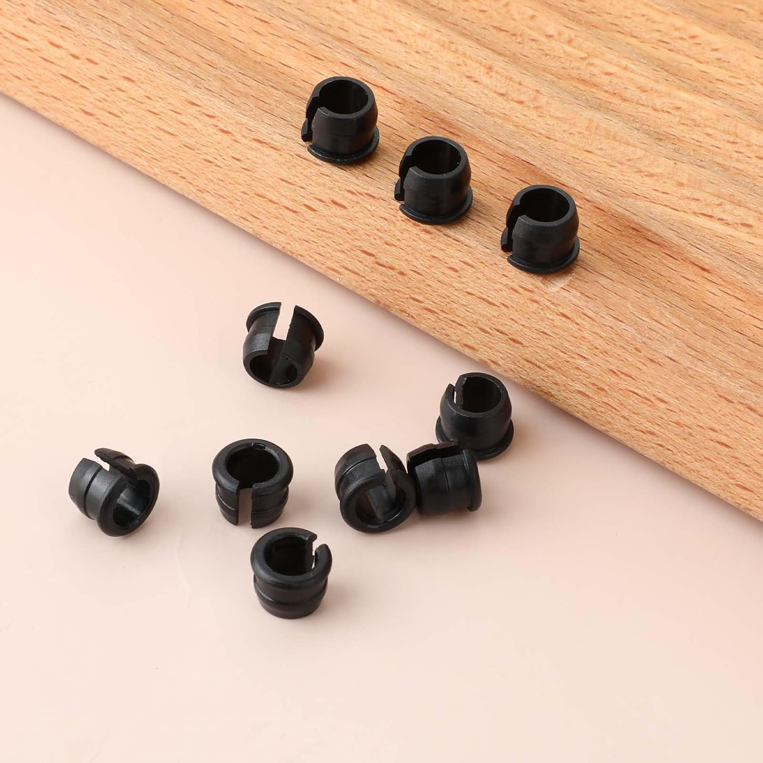 10 Pack Schrader to Presta Rim Adapters, Presta Valve to Schrader Rim Hole, Wheels Manufacturing Presta Valve Saver, Bike Valve Stem Grommets, Convert Shrader to Presta Valve Stem Grommet image number 4