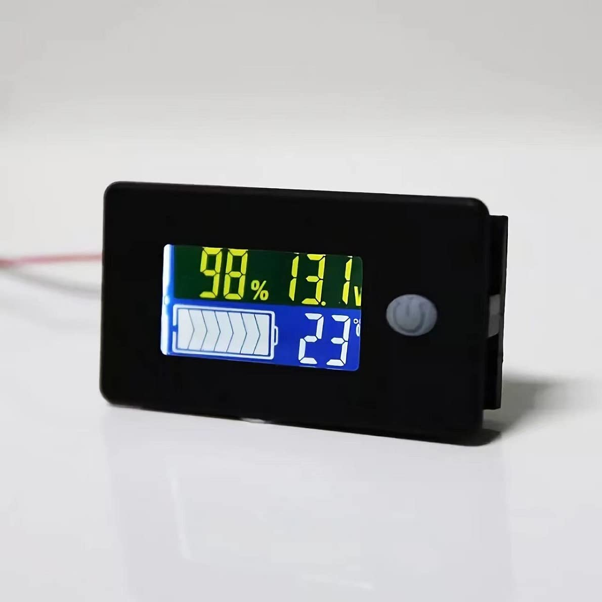 Kivner 12V/24V/36V/48V/60V/72V Battery Monitor Tester - Voltage, Capacity, Temperature Display - Lead Acid, Lithium, Lifepo4 Batteries - Cars, Marine, RV image number 6