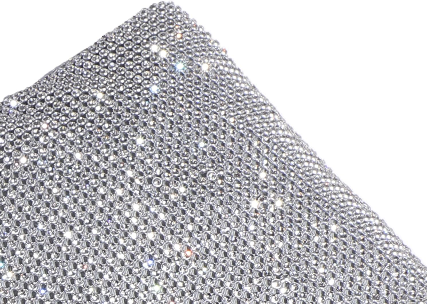 YUWITA Rhinestone Purse for Women Evening Bag Glitter Sparkly Mini Handbags - Gold image number 7