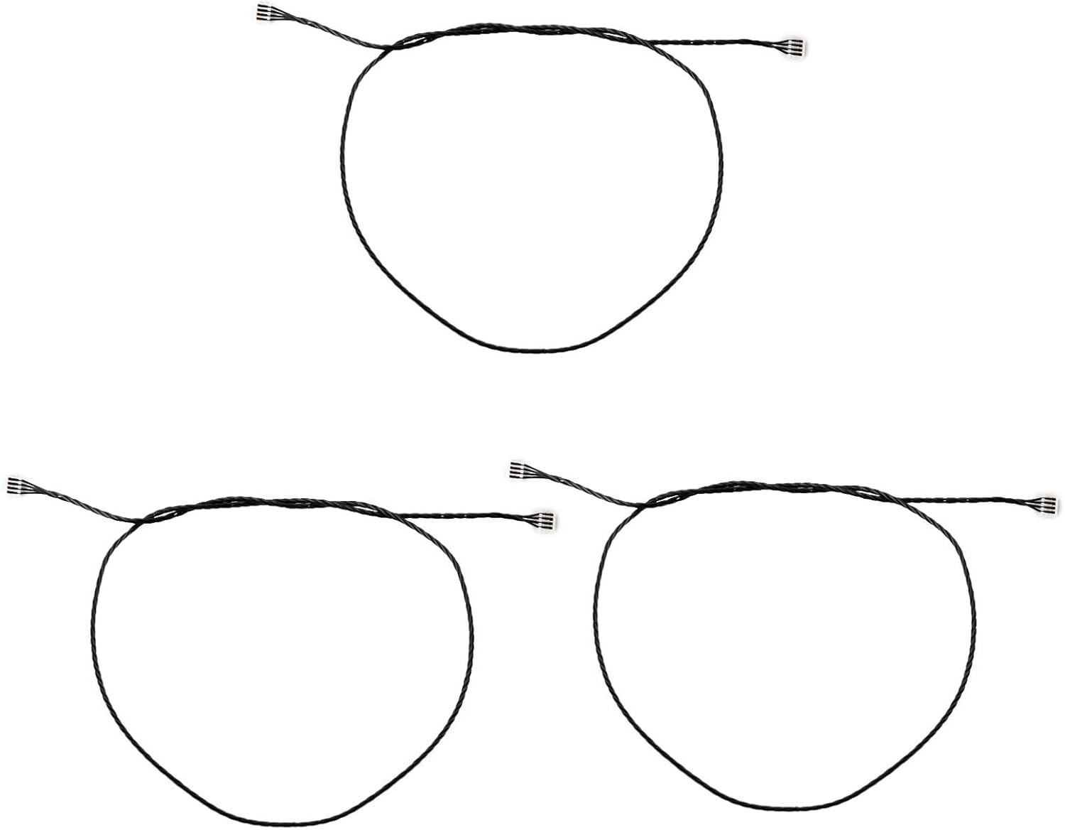 BRIKSMAX 30Cm RGB Connecting Cables(4P) for DIY /Moc Lighting(3 Pack) image number 1