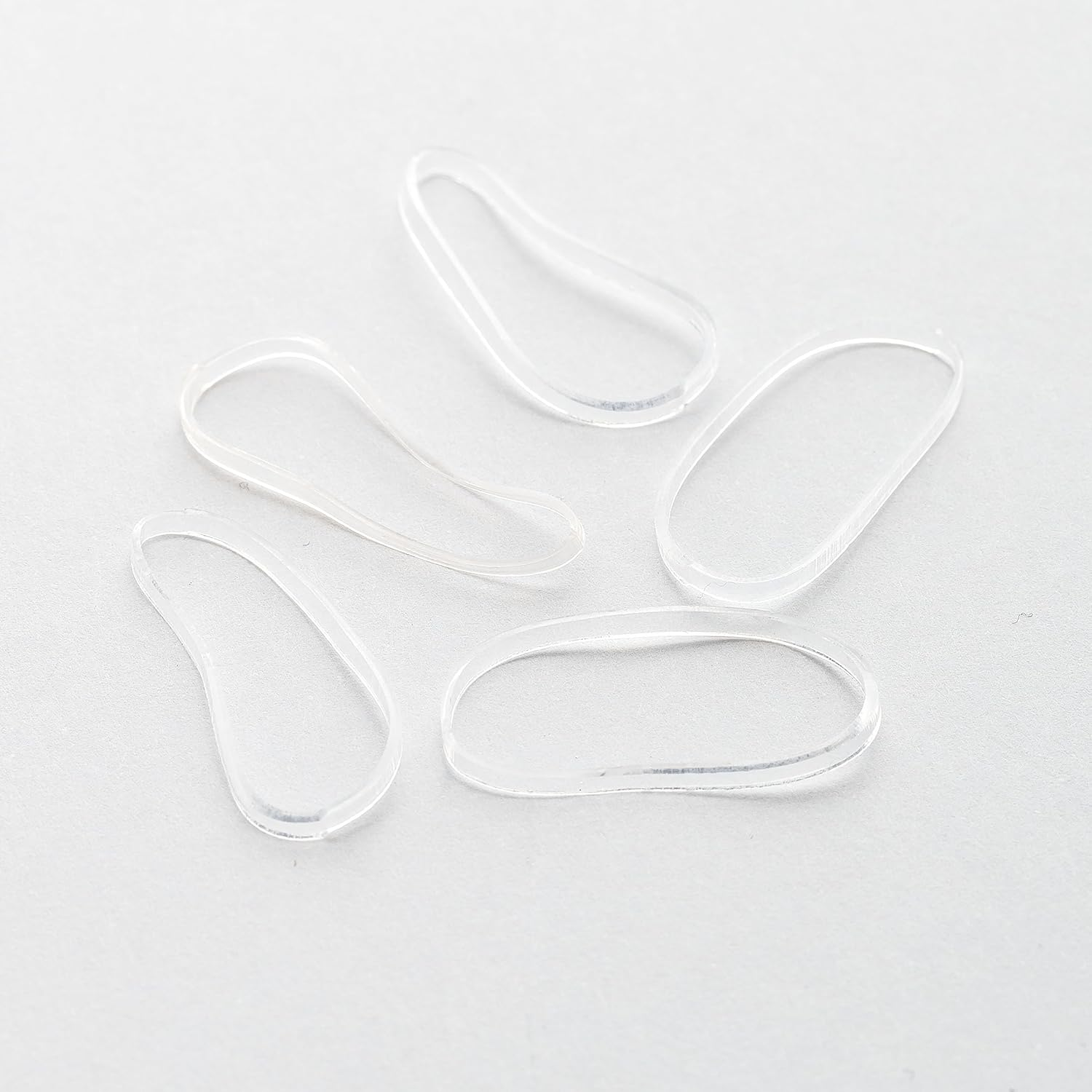 Brushworks Clear Flexi Elastic Hair Bands - 100 Pieces image number 2