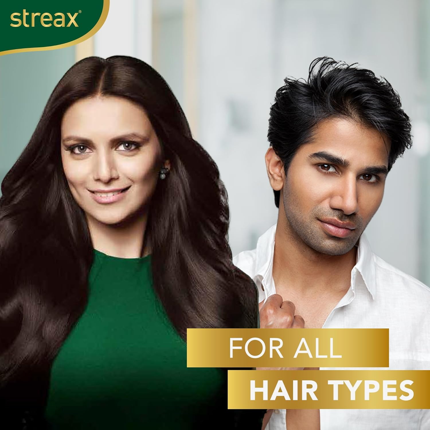 Streax Insta Shampoo Hair Colour for Women and Men, Natural Black - Pack of 5 | 100% Grey Coverage in 5 Minutes | Long Lasting, Easy to Use image number 5