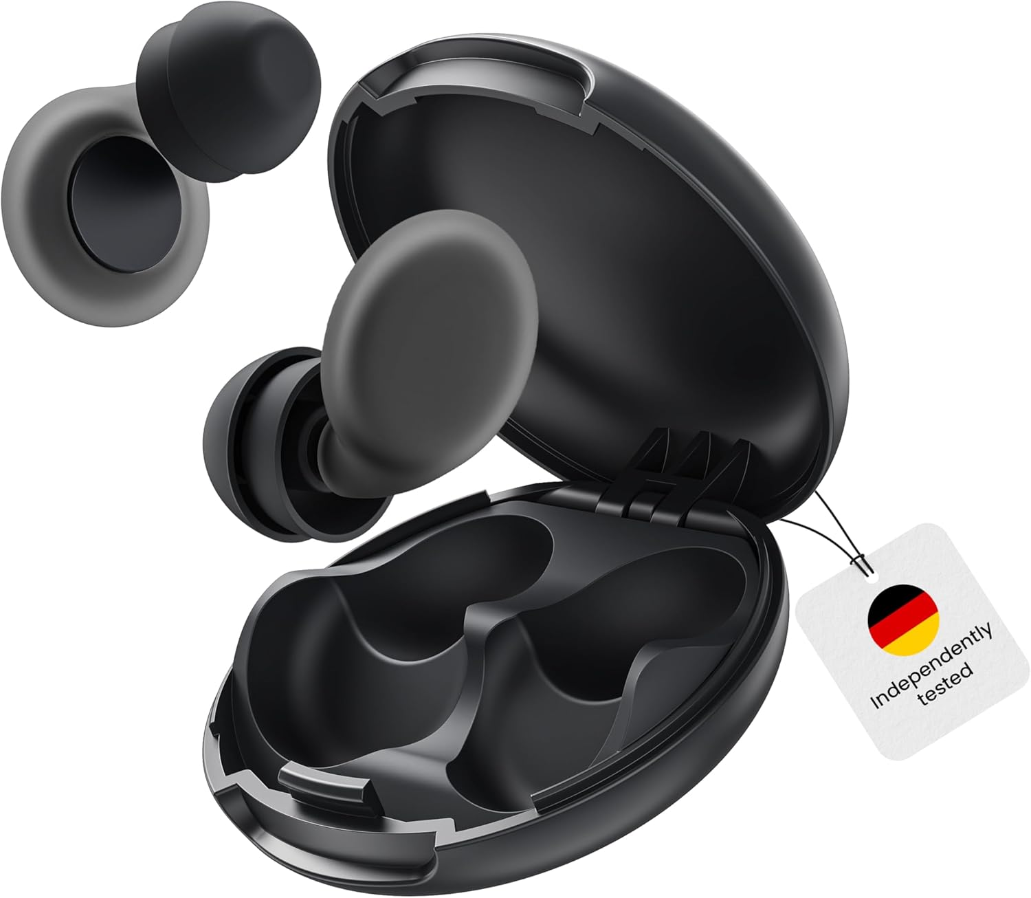 Dupiie Ear Plugs for Sleep:47Db Linear Noise Cancelling Earplugs | Lab-Validated Shallowfit Design & Twinguard Tech | 8 Tips (XS-L) for Sleep/Travel/Concerts | 1G Ultra-Light & Washable image number 1