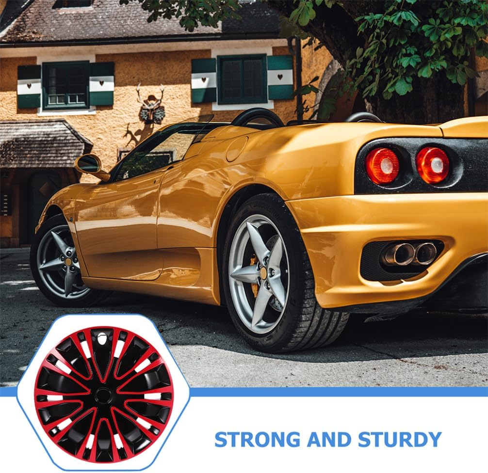 GLEAVI Hubcaps for Cars 16 Inch Rim Covers Automotive Wheel Hub Covers for Car image number 6