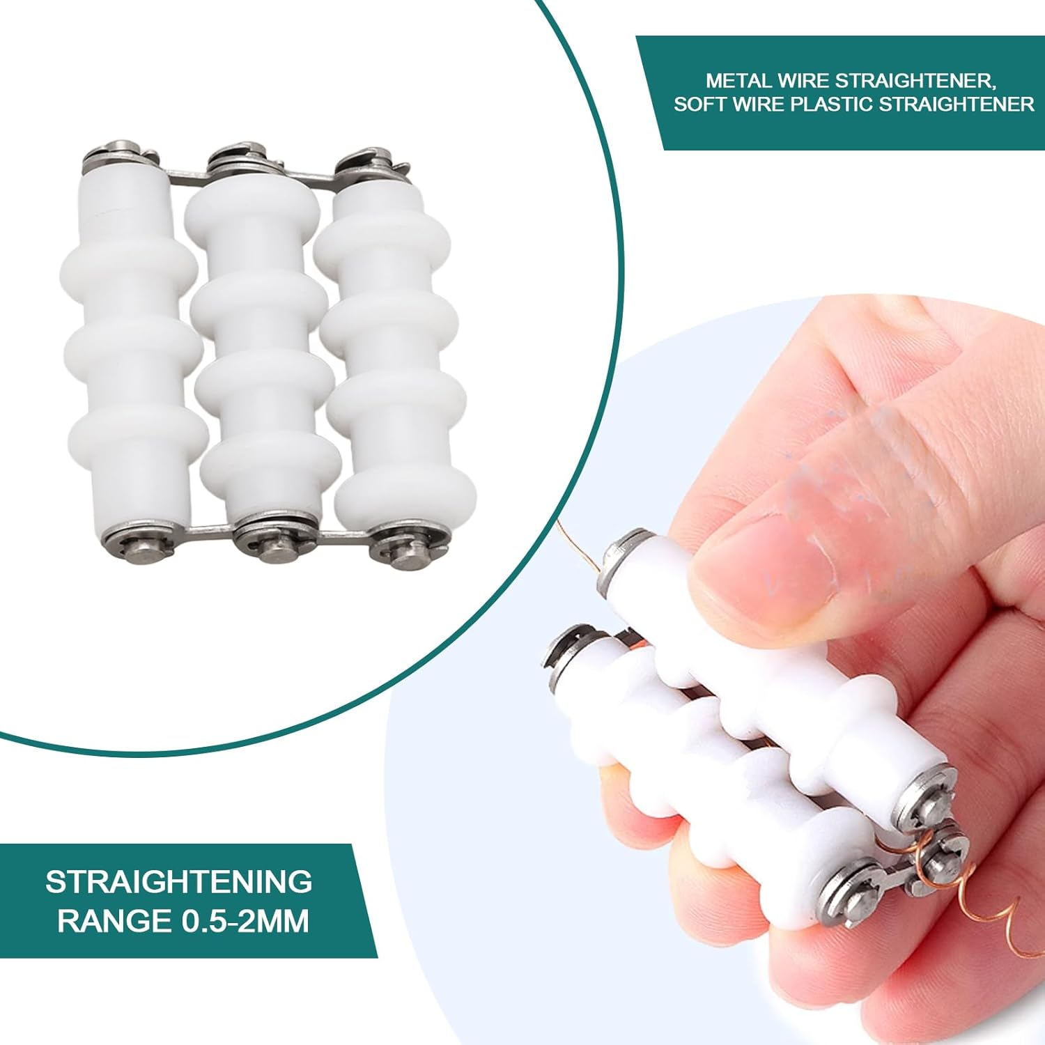 Create Idea 1PC Wire Straightener Nylon Soft Wire Straightener 0.5-2Mm Line Straightening Wrapping Tools for Jewelry Making and DIY Crafts image number 1