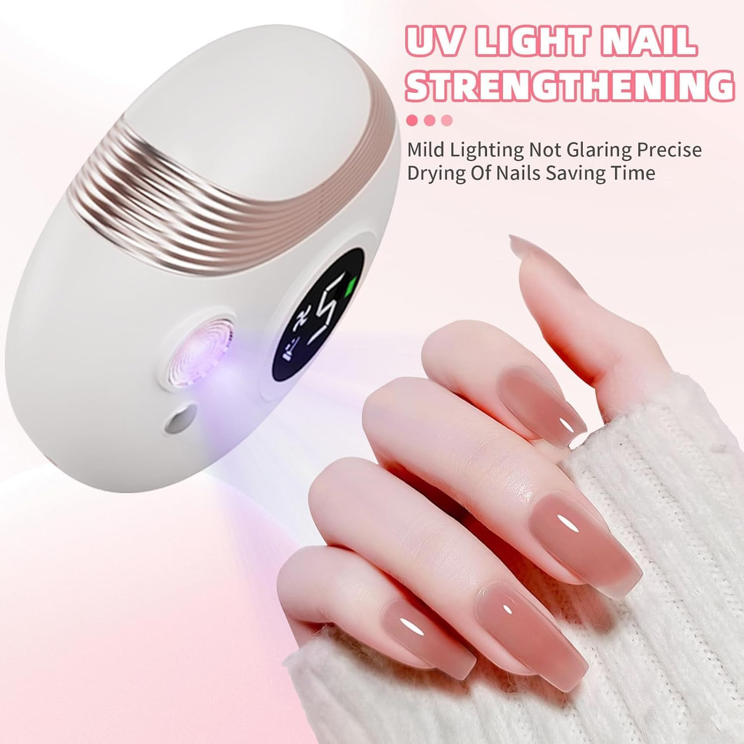Baby Electric Nail Grinder, Electric Nail Clippers, Adult Automatic Nail Clippers, Nail Polishers Anti-Splash image number 2
