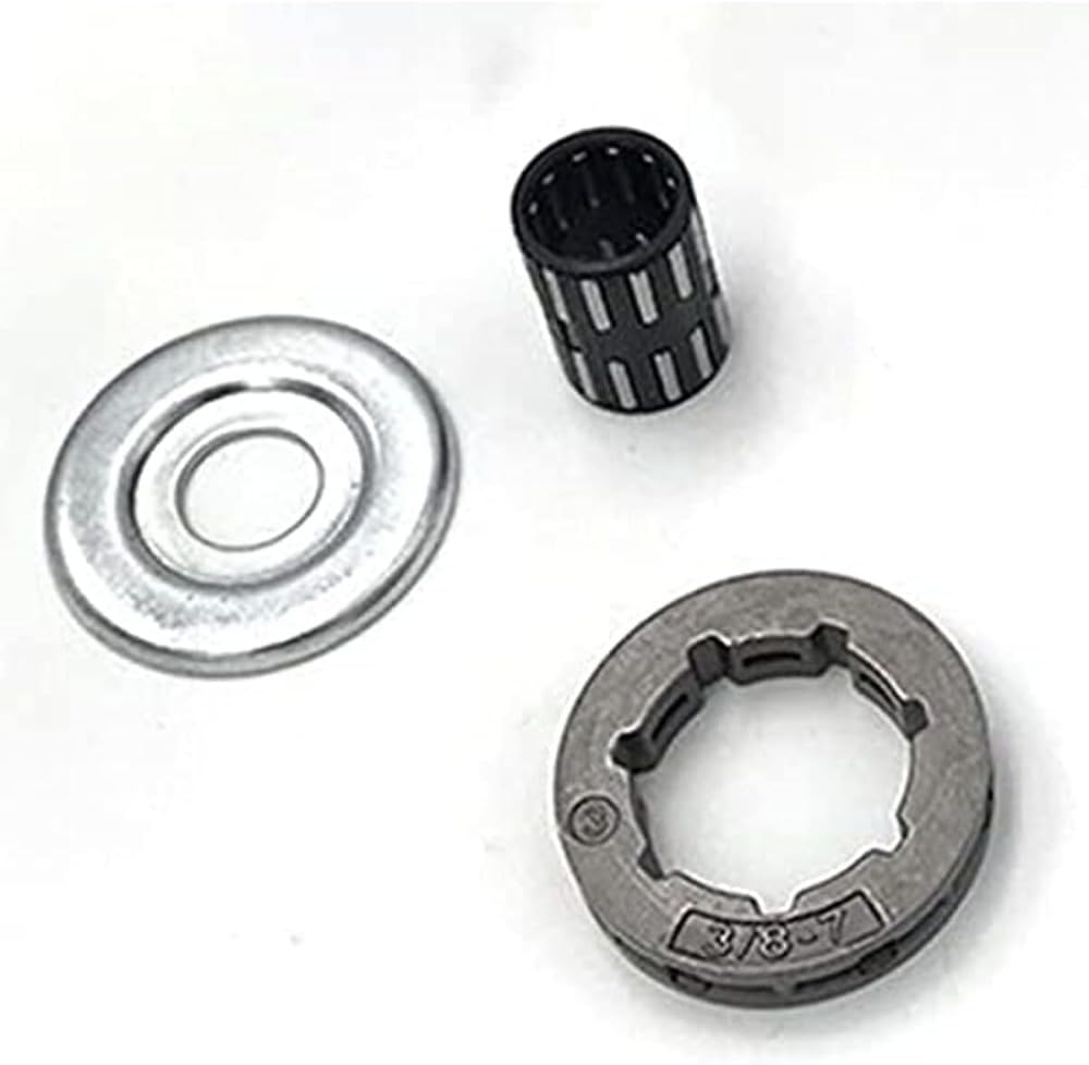 Clutch Sprocket Rim Drum Washer Bearing Set Compatible with Stihl 038 MS380 MS381 Chainsaw Parts
