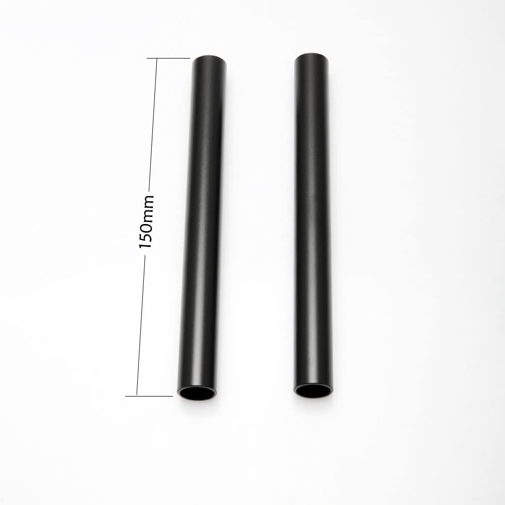 NICEYRIG 15Mm Rod (6 Inch) Long for Matte Box Rod System, Aluminum Alloy, Pack of 2 image number 1
