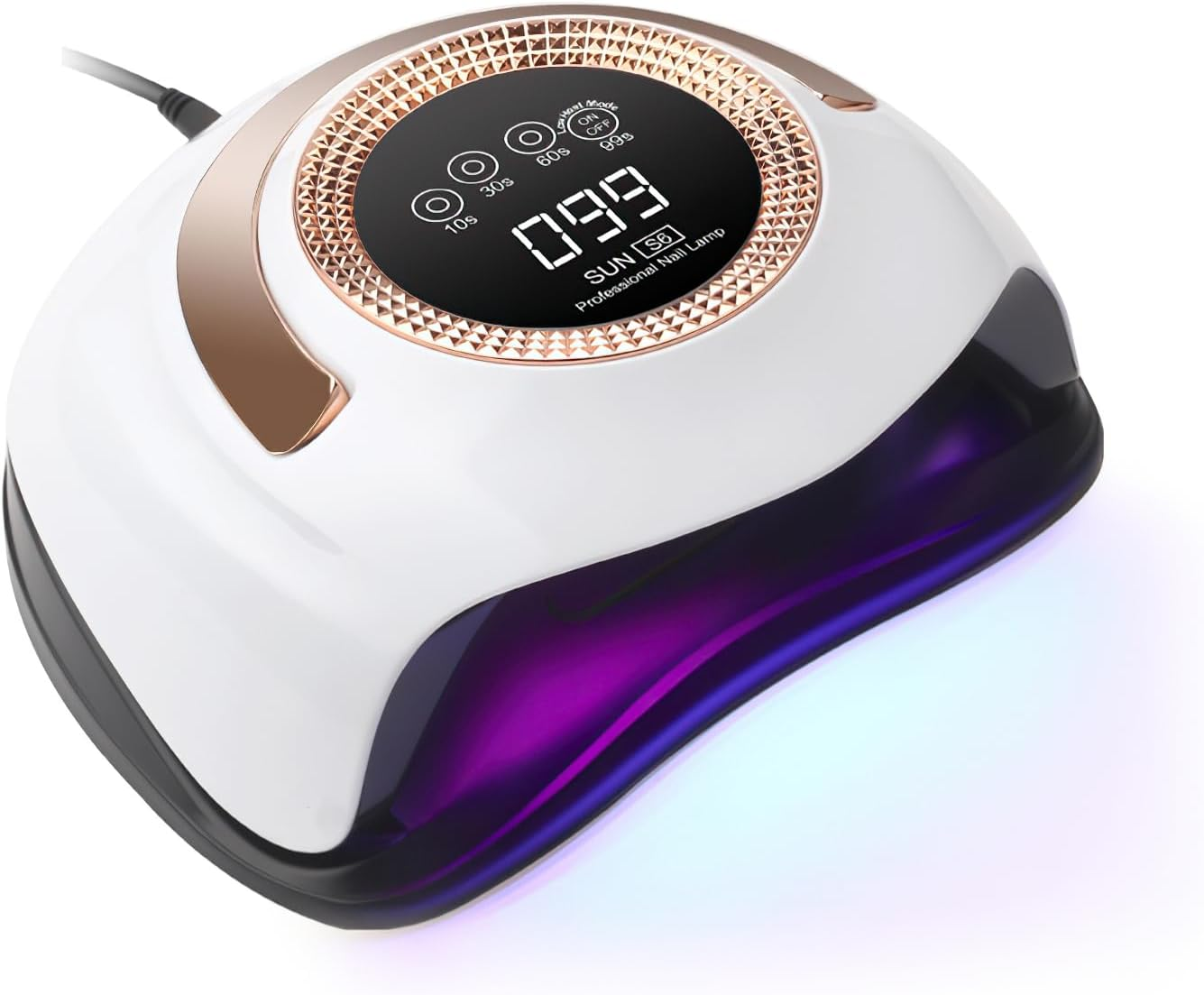 168W Professional LED Nail Lamp &ndash; High-Power, No Black Hands, Fast Curing Gel Nail Dryer for Salon & Home Use image number 1