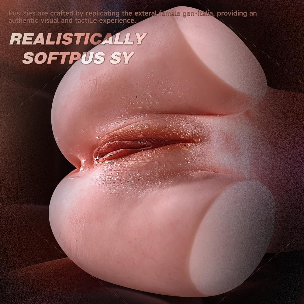 HANIDOLL Pocket Pussy for Men - Men'S Sex Toys Male Masturbators Realistic Adult Toys Sex Doll Stroker 3D Lifelike Soft Butt with Vagina Anal Sex Pleasure Skin Color Adult Toy image number 4