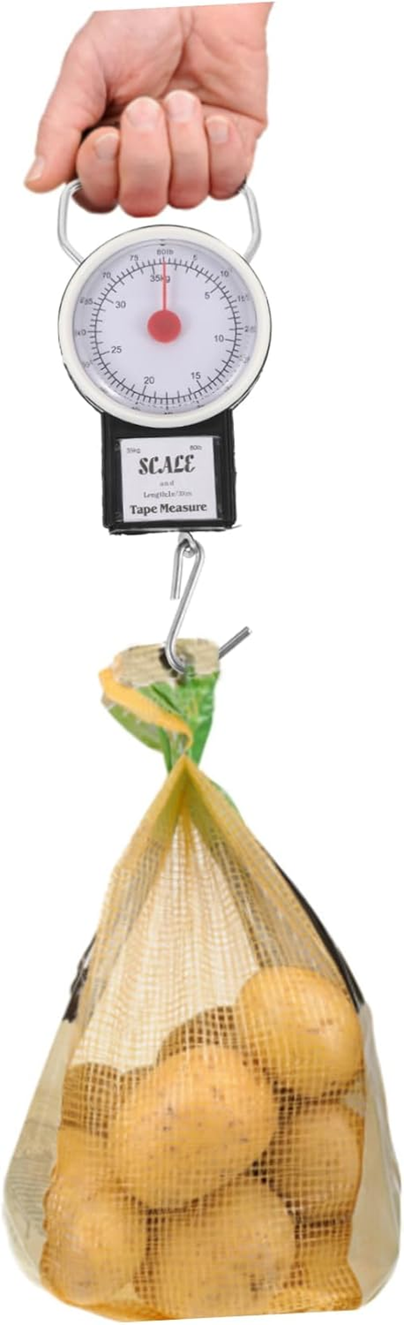 JUMPLAWN Portable Spring Luggage Scale Handheld Travel Weight Scale with High Precision Accurate Weighing for Suitcase and Baggage image number 4