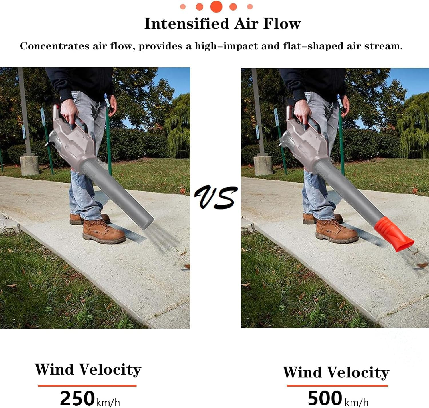 Flat Nozzle for Milwaukee M18 Fuel Leaf Blower, Work for Milwaukee M18 2724-20 & 2724-21(1 Pack, No Tool) image number 2