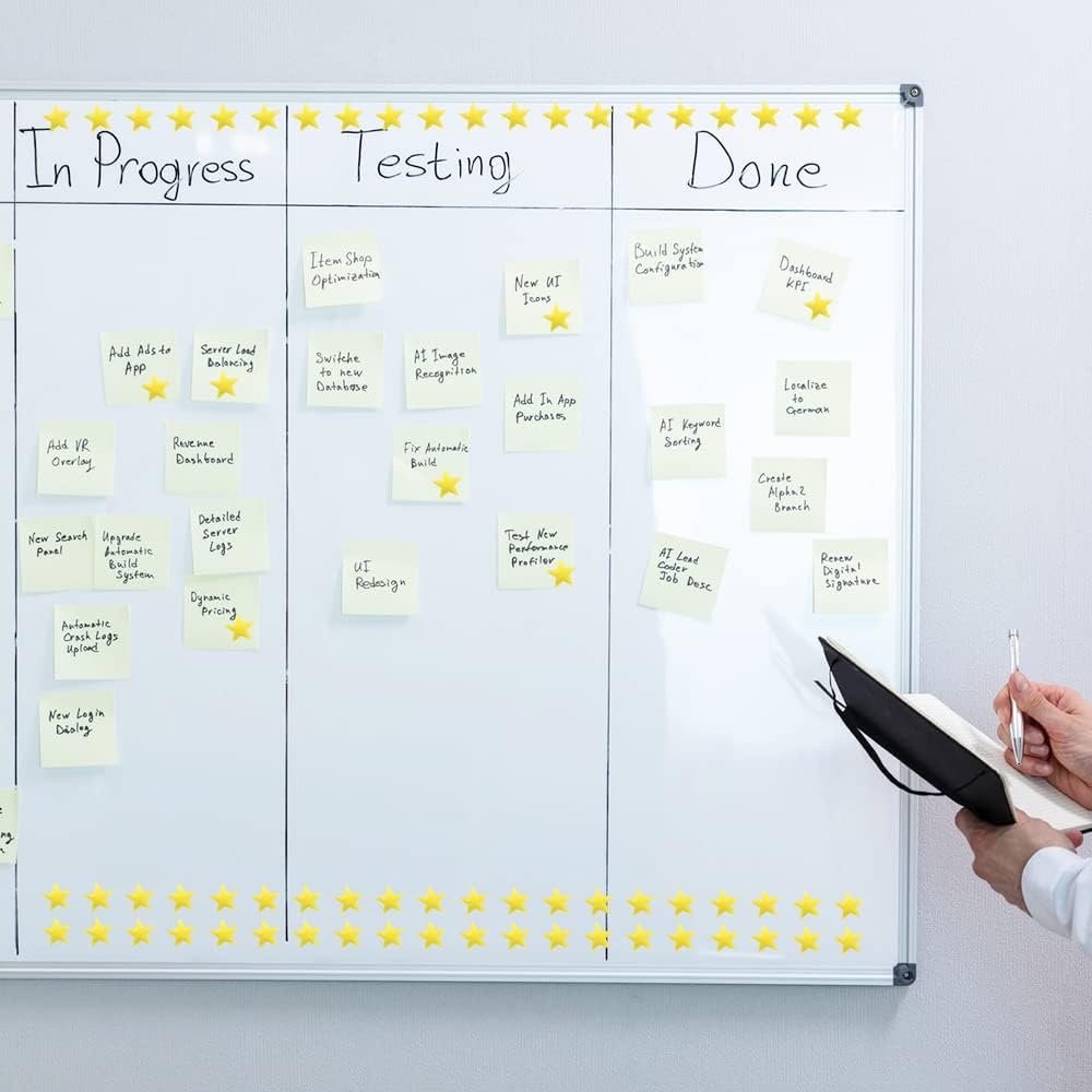 1080 PCS Gold Star Stickers, Small Star Stickers, 20 Sheets Foil Star Metallic Stickers, Star Sticker for Kids Reward, School Planner, Behavior Chart, Classroom Teacher Supplies, DIY, Home image number 1