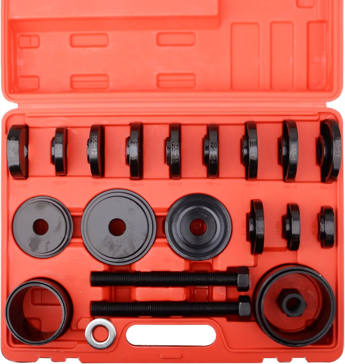 DAYUAN 24Pcs FWD Front Wheel Drive Bearing Removal Tool, Wheel Bearing Press Kit Bearing Adapters Bearing Installer Tool image number 6
