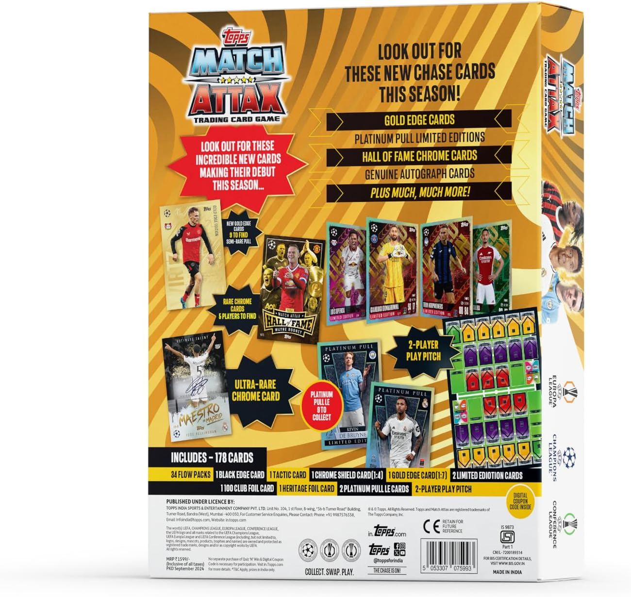 Topps UEFA Champions League Match Attax 24/25 Trading and Collectible Card Game - Limited Edition Pack image number 1
