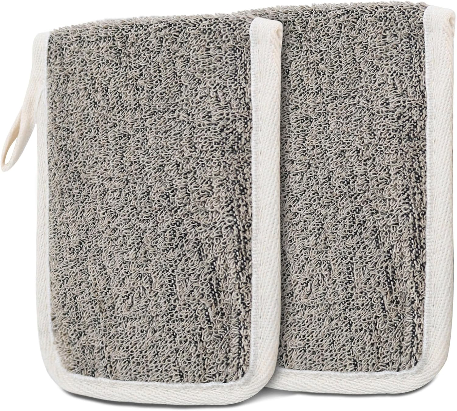 OWIIZI Bar Soap Scrubber Pouch Exfoliating Body Sponge, Bath Scrub Soap Bags for Soap Bars, Soap Saver Exfoliator Shower Pad Lather Sock for Men Women Elderly (2 Pcs) image number 5