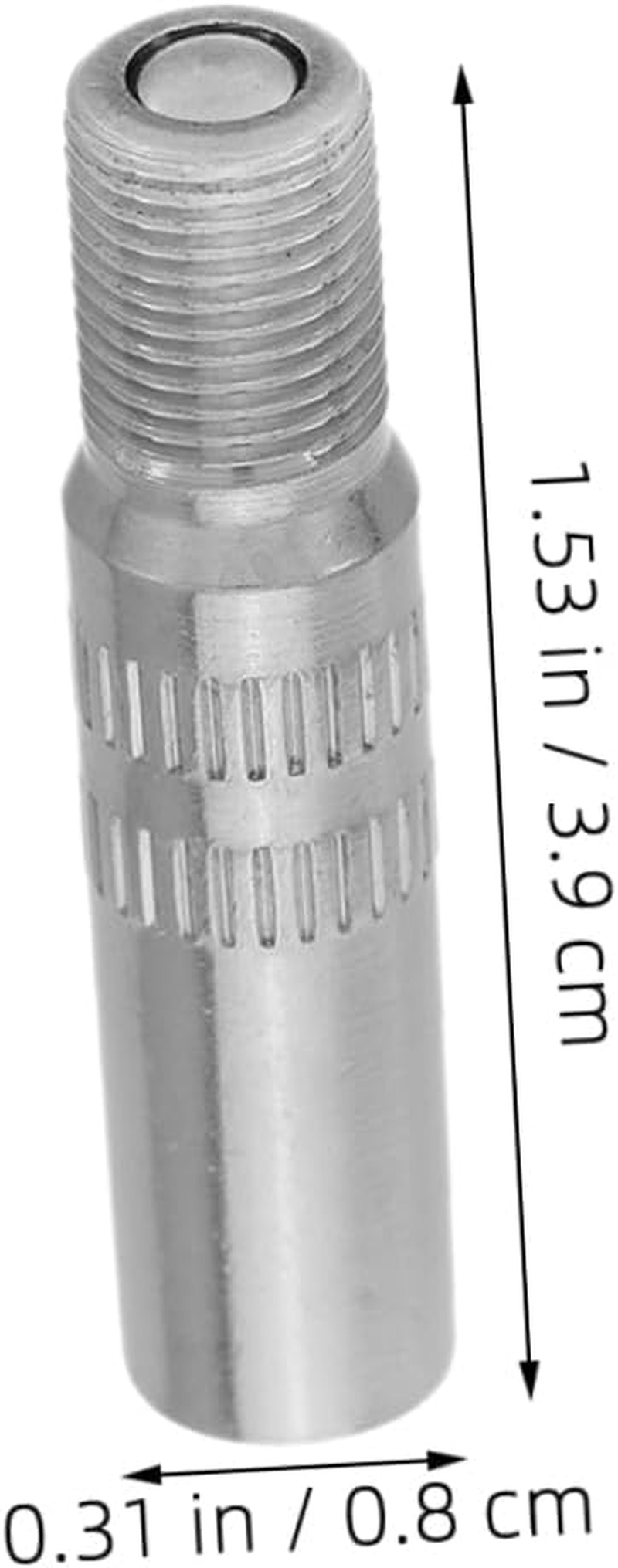 YARNOW 4Pcs Copper Chrome Tire Valve Stem Extenders Easy to Install Valve Extensions for Dual Wheels Automotive Accessories for Convenient Inflation and Motorhome Use image number 5