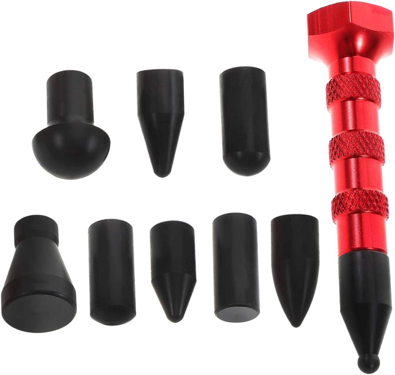 Mobestech Metal Dent Puller Tool Kit with Interchangeable Tips Automotive Dent Removal Leveling Pen for Paintless Repair and Dings Vehicles image number 1