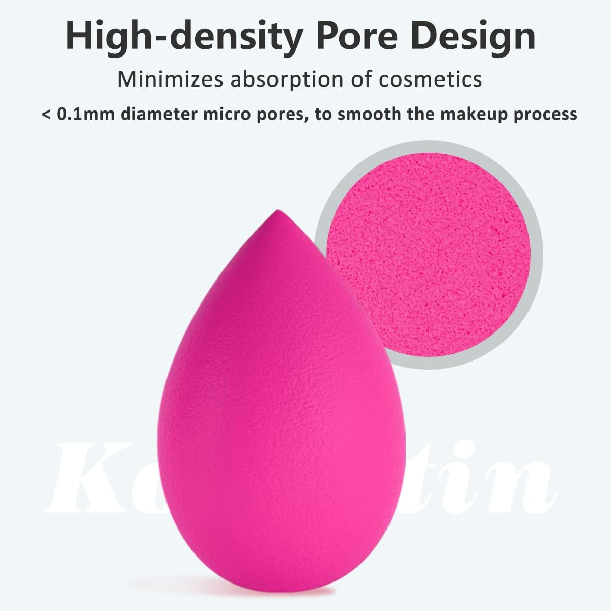 10-Piece Makeup Sponge Blender Set for Flawless Foundation and Face Makeup Application - Beauty Tool for Powder, Liquid, and Cream Products image number 2