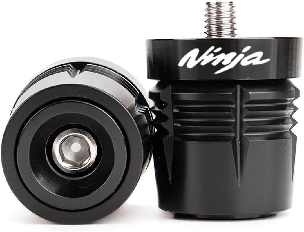 MOWOK Fit for Ninja 250 300 400 500 1000 400R 250R 250SX 1000SX H2R ZX14R ZX10R ZX6R ZX600 Zx636 ZX4RR ZX4R Motorcycle Accessories Handle Bar Ends Handlebar Grips Plug Caps