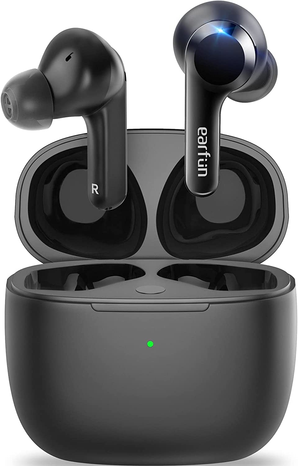 Earfun Air True Wireless Earbuds, [CES & IF Awards] Bluetooth Earbuds with 4 Mics Clear Call, IPX7 Waterproof, Deep Bass, Wireless Charging, Game Mode, App Customize EQ, 35H Long Playtime,App Version image number 2