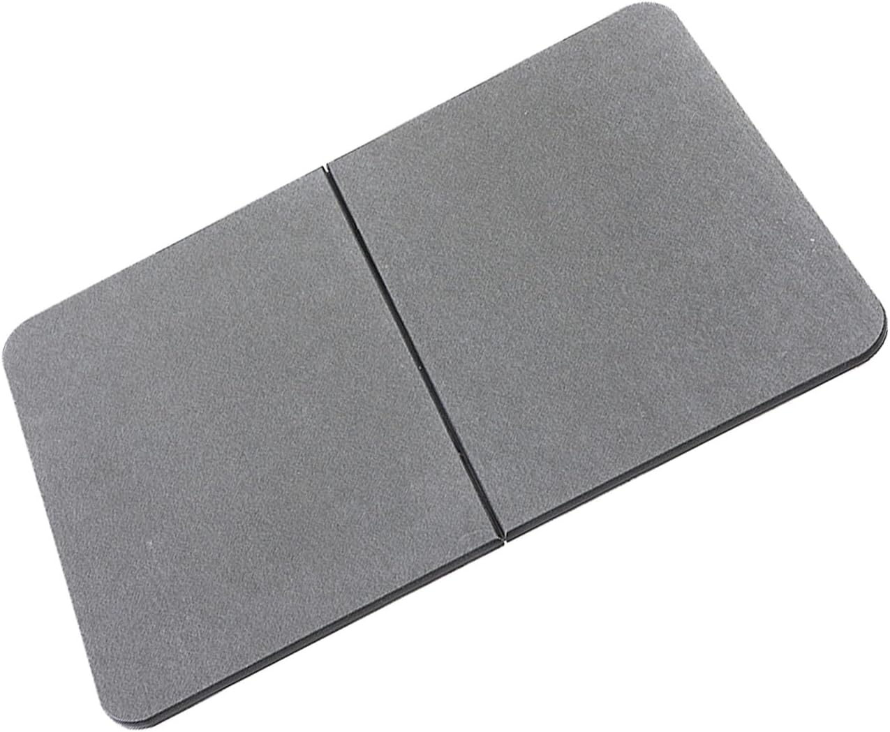 Shengsenfu Stone Bath Mat Super Absorbent Quick Dry Non Slip Modern Diatomite Bathroom Mats Natural Diatomaceous Quick Drying Mat Fast Drying Shower Mat Thin Bathroom Rugs Stone Shower Mat (Dark Gray) image number 1
