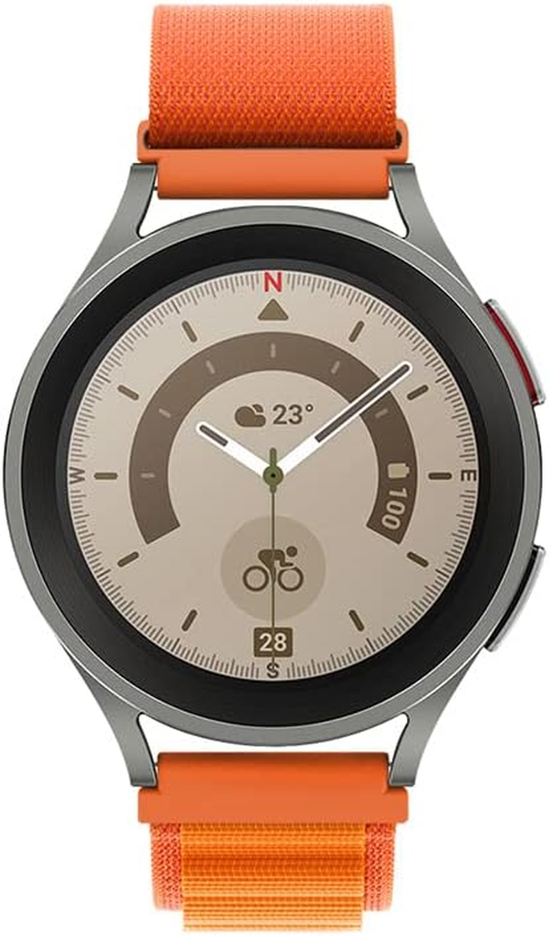 Nylon Elastic Bands for Samsung Galaxy Watch Fe,Watch 7,Watch 6/6 Classic,Watch 5/4 (40/44Mm),20Mm (2 Pack)Adjustable Sport with Titanium G-Hook Solo Loop Braided Straps for Galaxy Watch 5 Pro image number 4