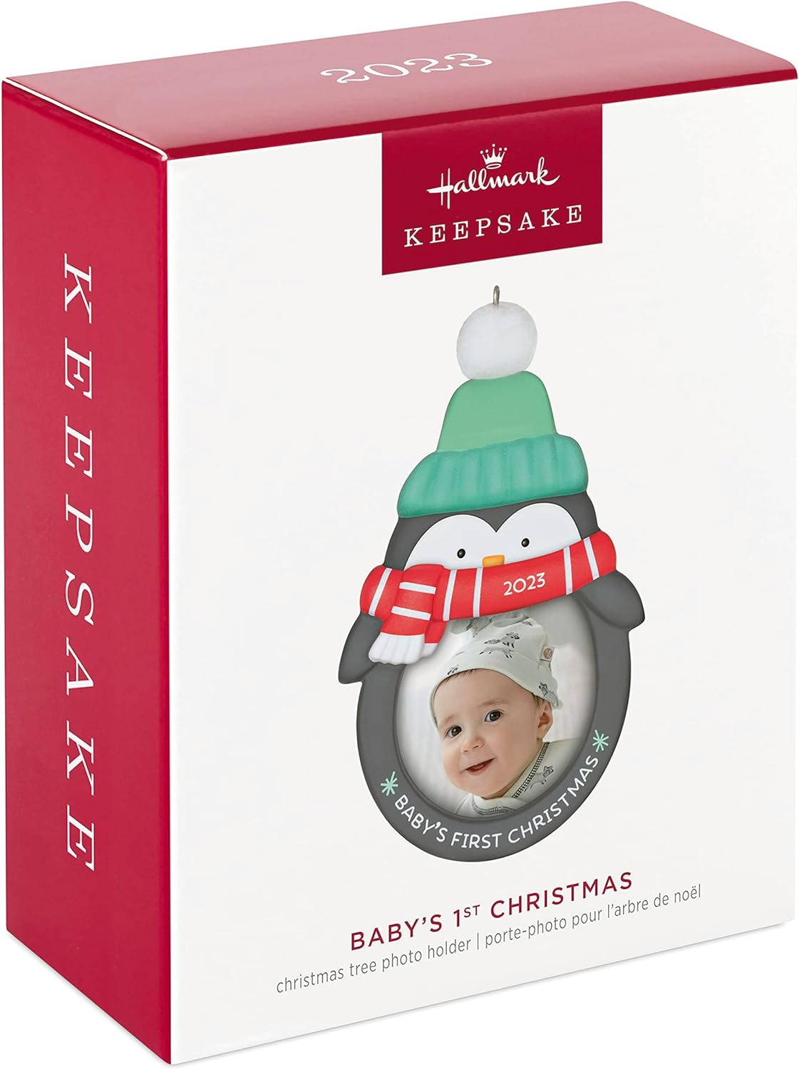 Hallmark Keepsake Christmas Ornament 2023, Baby'S 1St Christmas Photo Frame image number 1