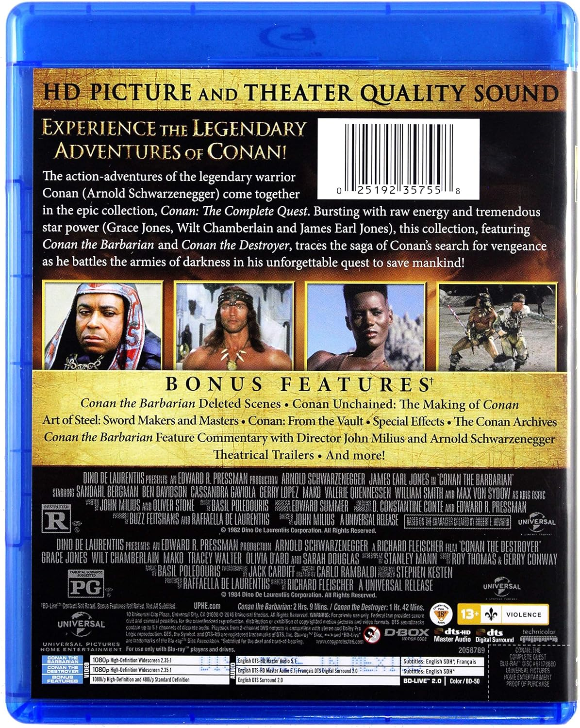 Conan: the Complete Quest (Conan the Barbarian / Conan the Destroyer)