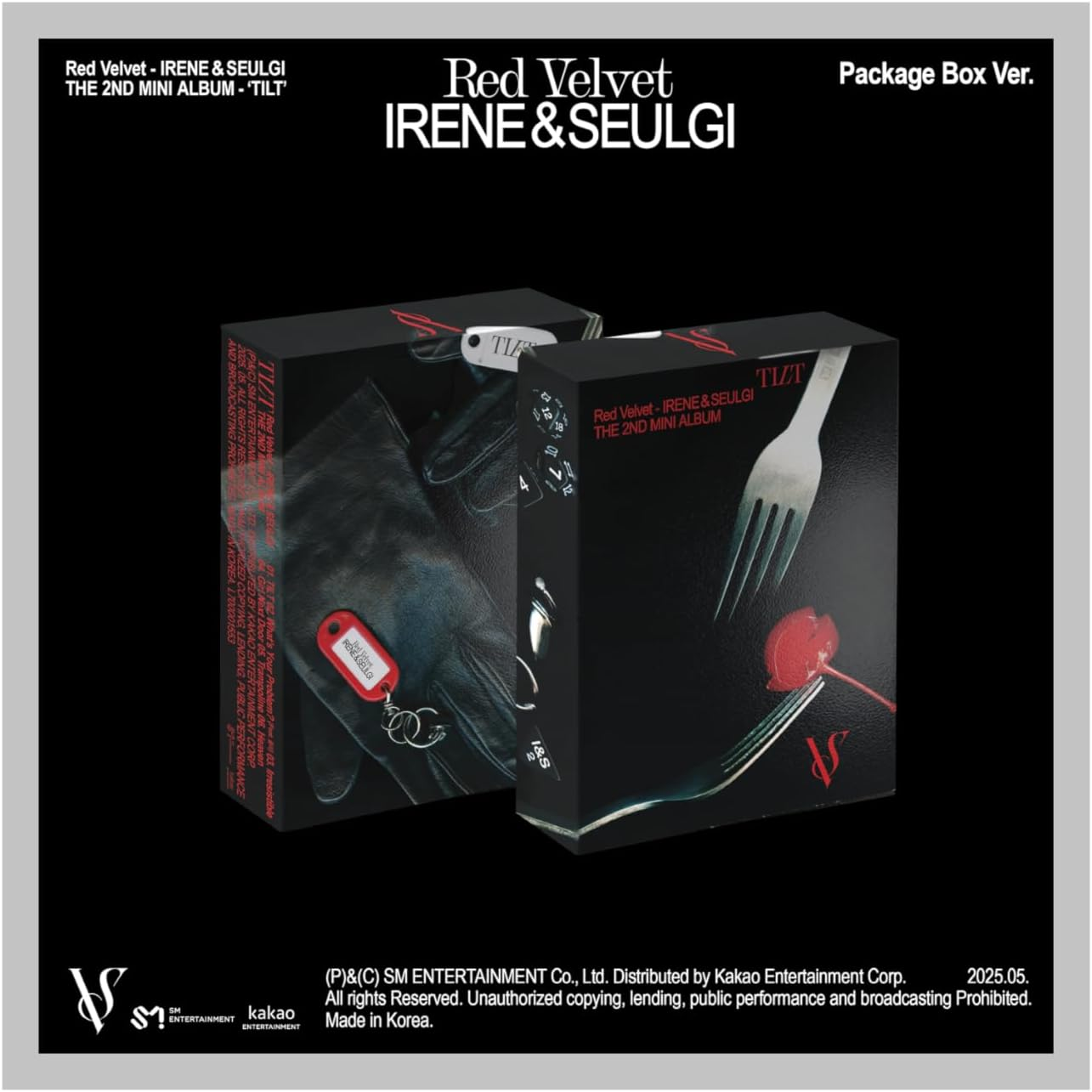 Red Velvet Irene & Seulgi TILT 2Nd Mini Album Package Version Box+Mini Cd+288P Photobook+1P Photocard+16P Lyric Paper+5P Postcard+Tracking Sealed