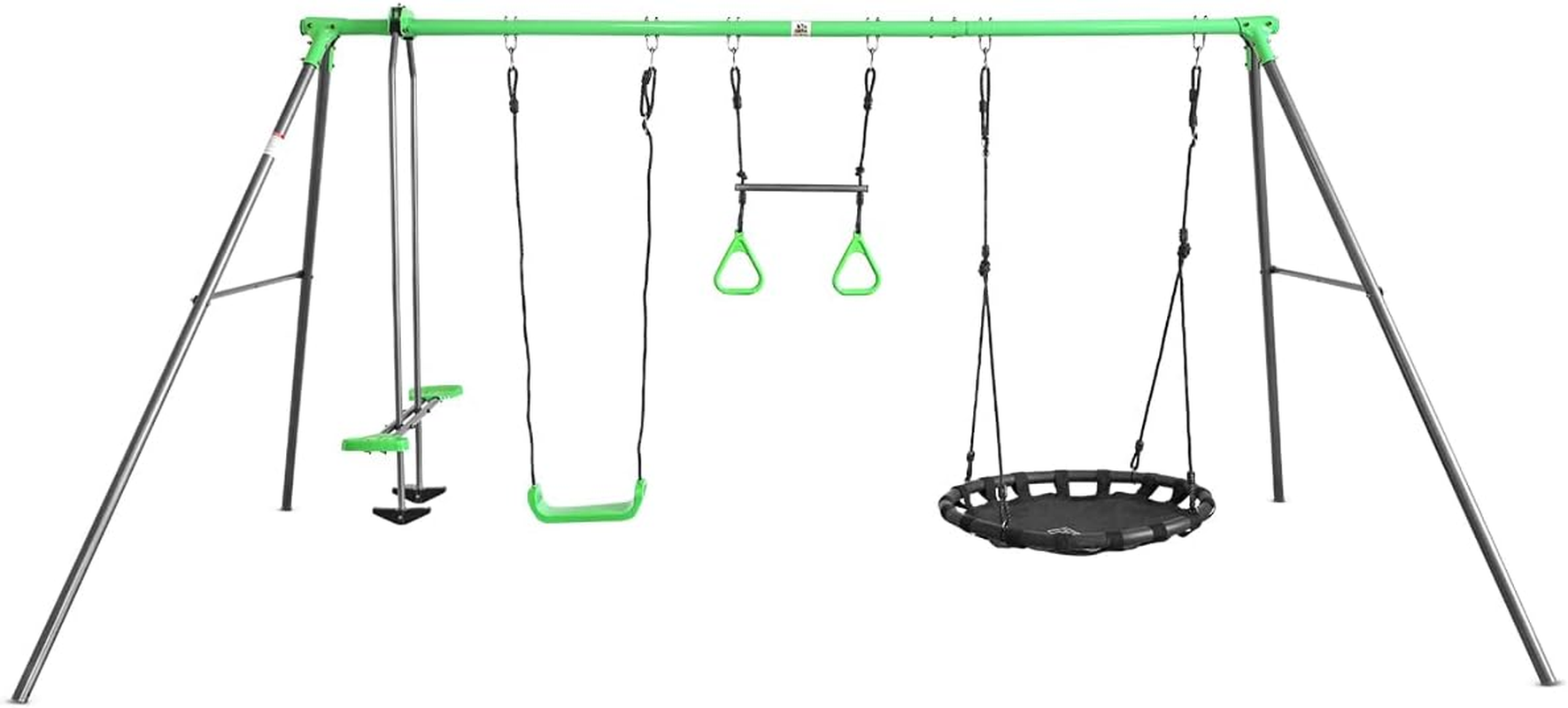 Lifespan Kids Bobcat 2 Foldable Baby Swing Childrens Swing Outdoor Kids Play image number 3