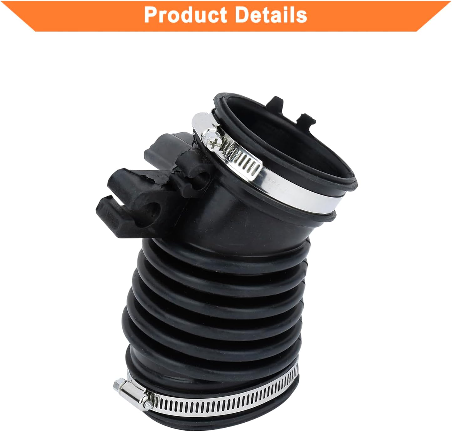 Engine Air Intake Hose (Tube with Clamps). Replaces Part # 17225-R1A-A01. Fits for Honda Civic 1.8L 2012-2015, Acura Ilx 2.0L 2013-2015. image number 4