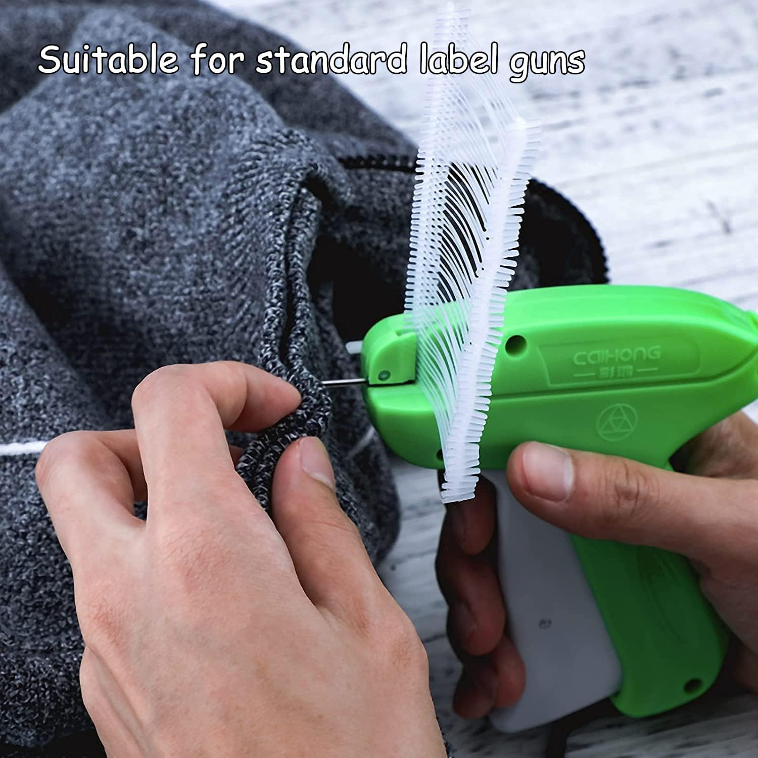 Xinghonyac 5000 Pcs Standard Tagging Gun Fasteners, Clothing Tag Barbs Attachments, Garment Tag Gun Refills for All Standard Price Tag Gun (1Inch) image number 5