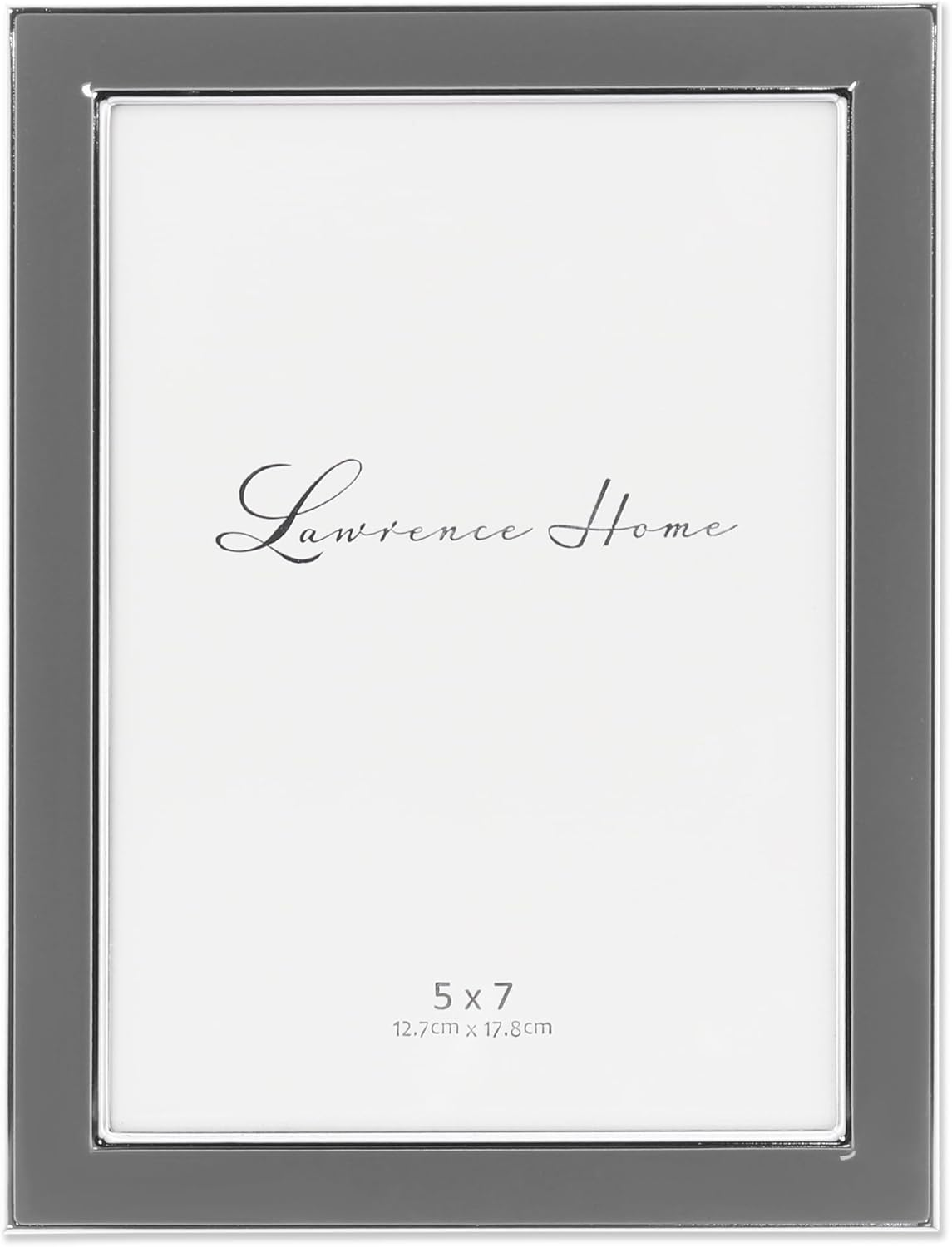 Lawrence Frames Metal Frame, Polished Enamel, Green, 5X7