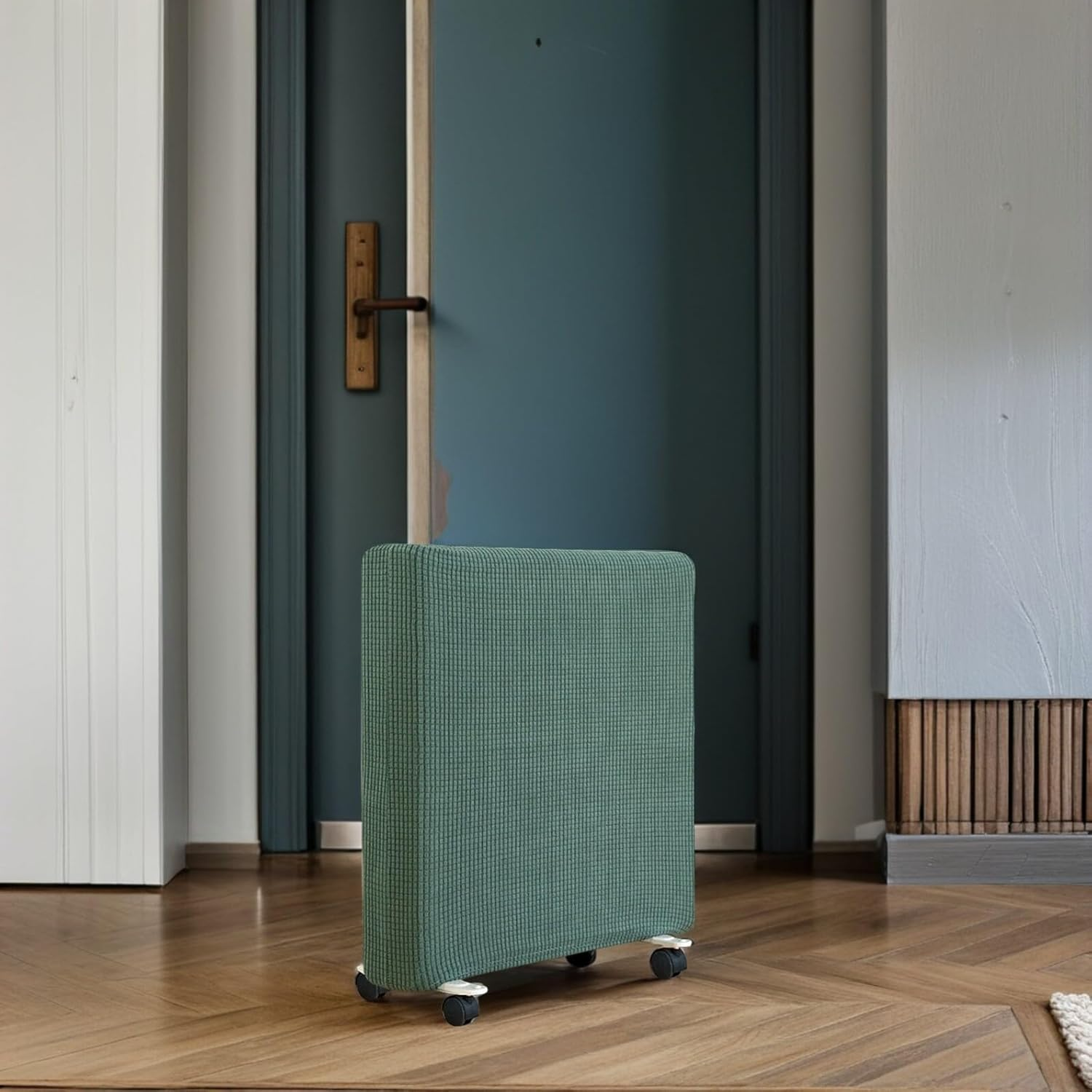 Jojofuny Electric Heater Cover Large Portable Radiator Dustproof Protective Indoor Radiator Cover Breathable Washable Matcha Green for Home Use