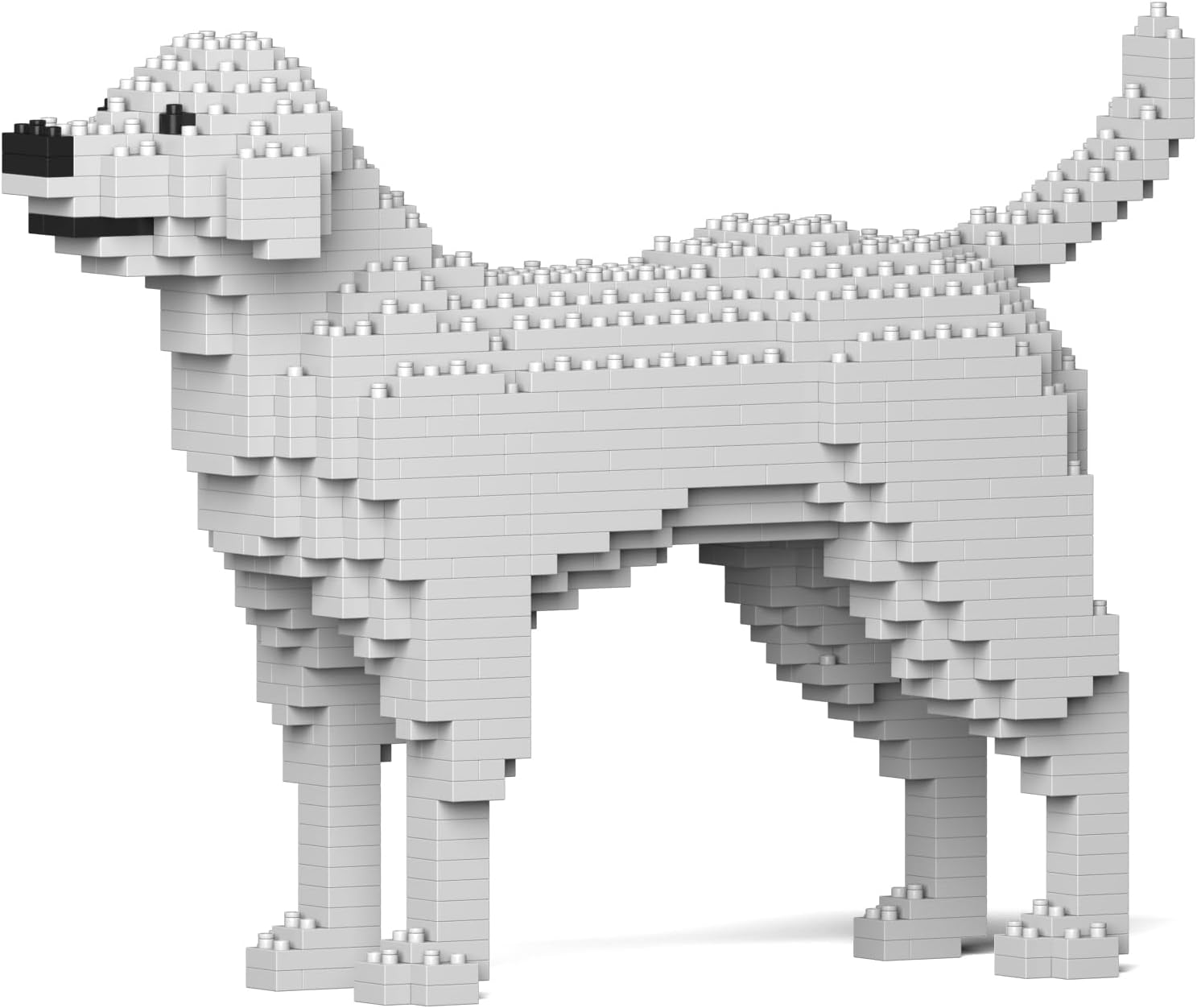 JEKCA Labrador Retriever Brown 19Cm - 770Pcs Animal Building Set - Age 7+