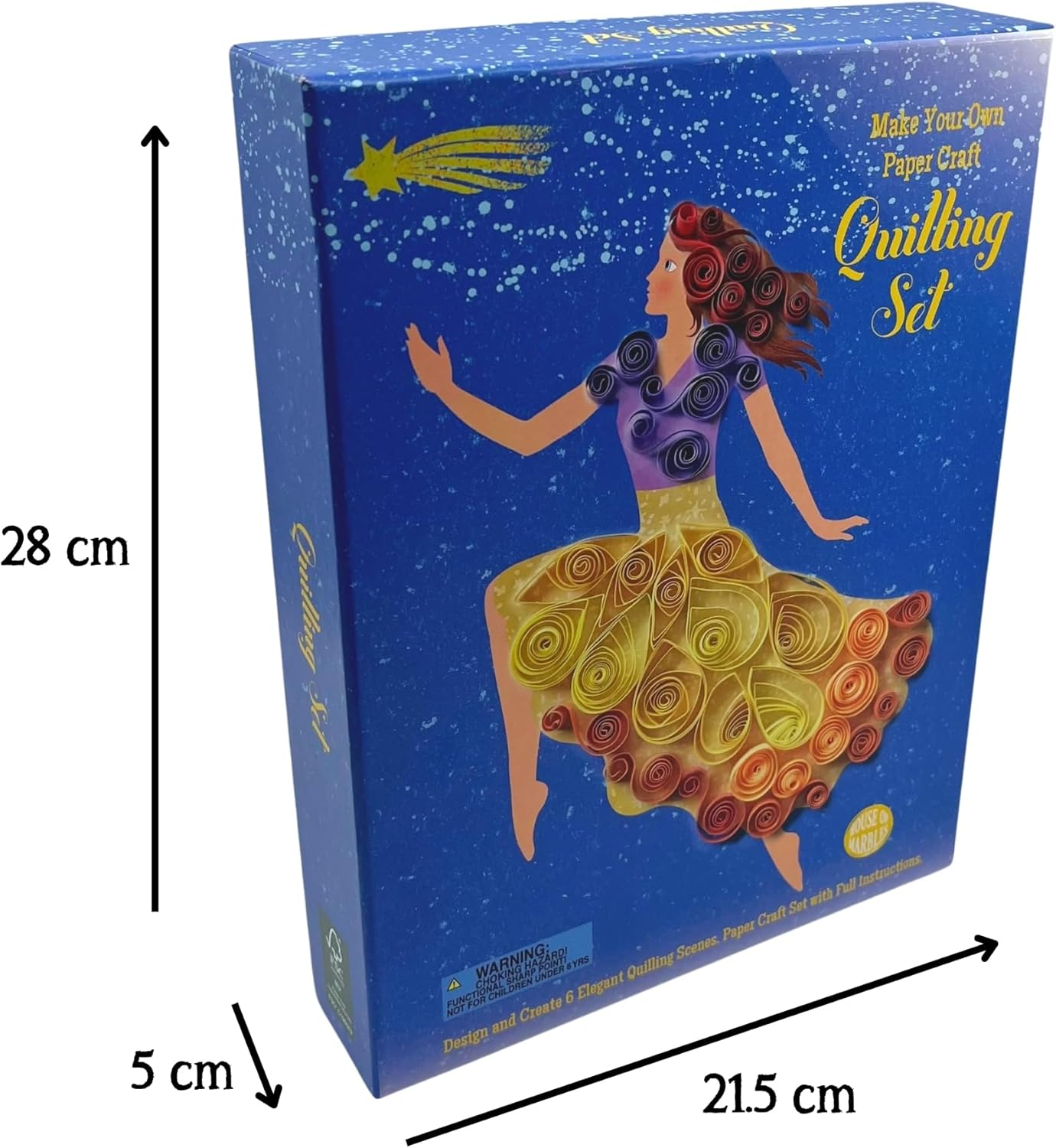 House of Marbles Women Desgins Quilling Art Set image number 2