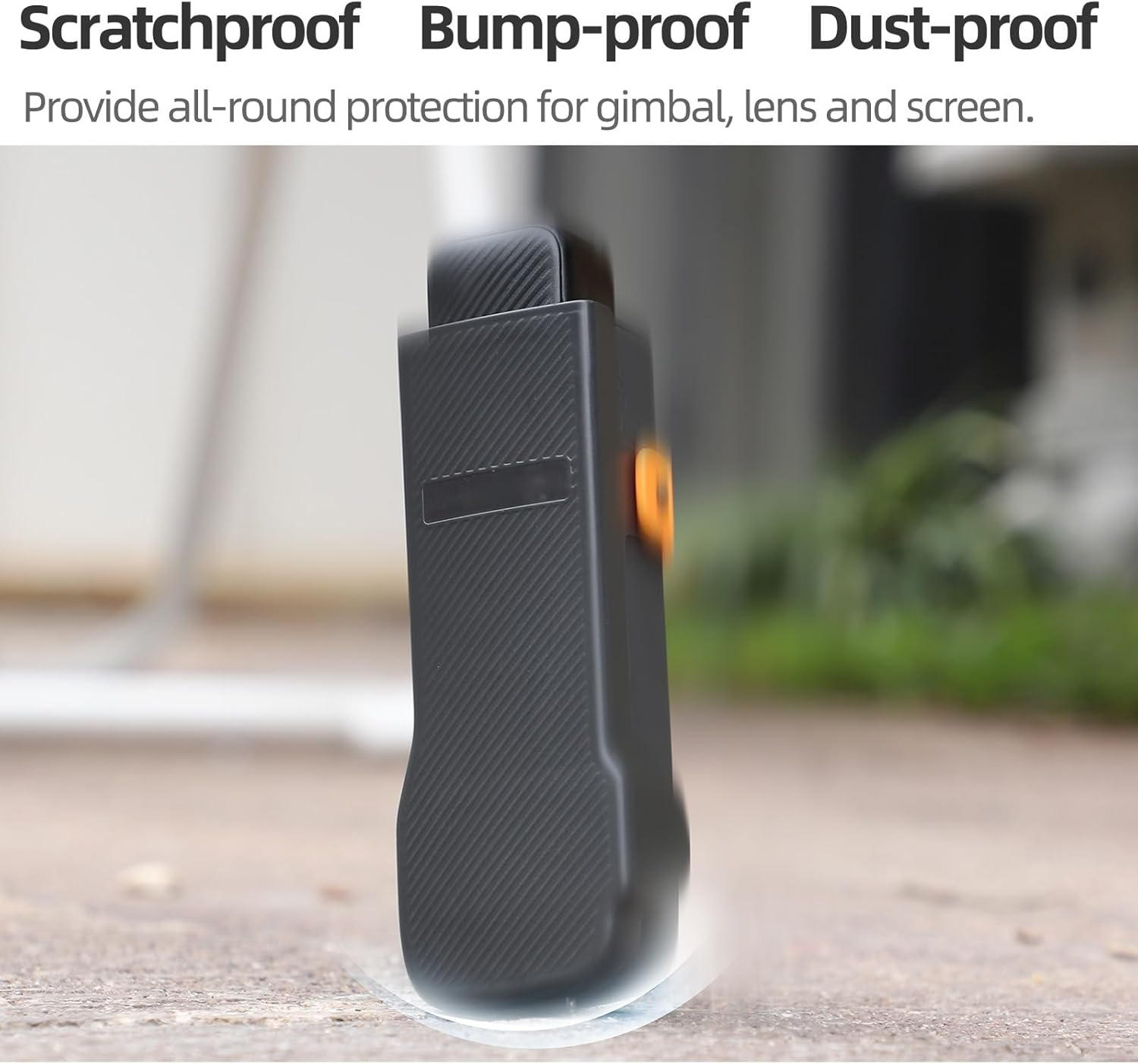 CERFFOOL Protective Case for DJI Osmo Pocket 3 Gimbal Cover Screen Protector Lens Protector Hard Shell Flip Top Camera Protection Action Camera Accessories image number 6